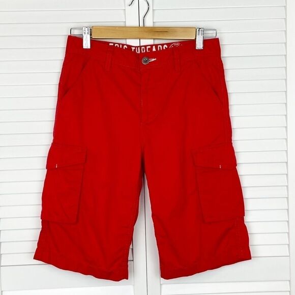Epic Threads Boys Red Cargo Shorts | Size 12 - Picture 4 of 14